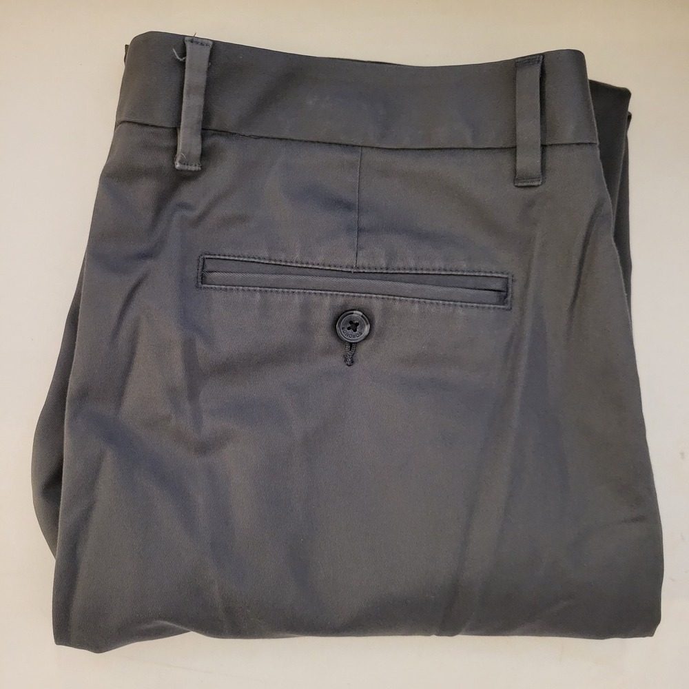 Bonobos Friday Straight Leg Casual Work Pants Men's Size 34x32 (TAG 33x32) Gray